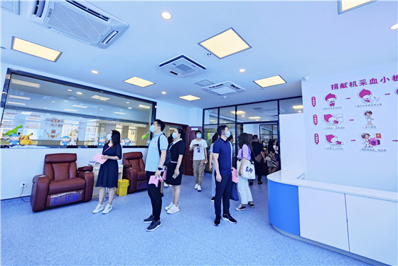 全市精神文明創建工作觀摩活動走進市中心血站