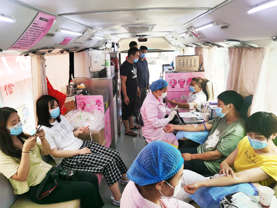 服務社會 熱心公益——嵐皋縣滔河鎮組織開展愛心獻血活動